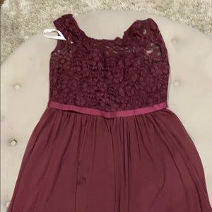 David’s bridal bridesmaid dress